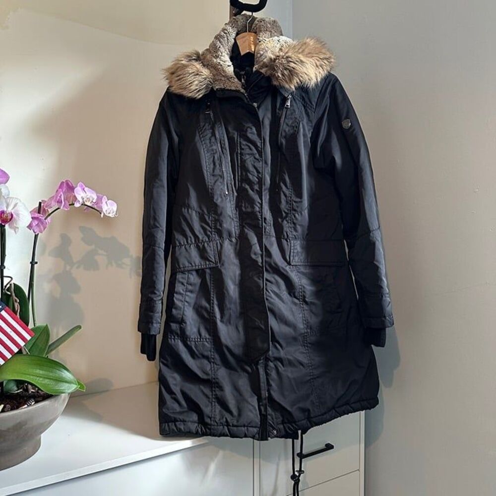 1 Madison Expedition Heritage Collection Parka Removable Faux Fur On Hood, Sz M